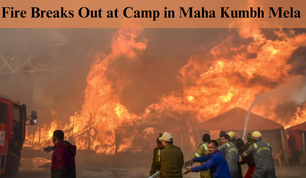 Fire Breaks Out at Camp in Maha Kumbh Mela