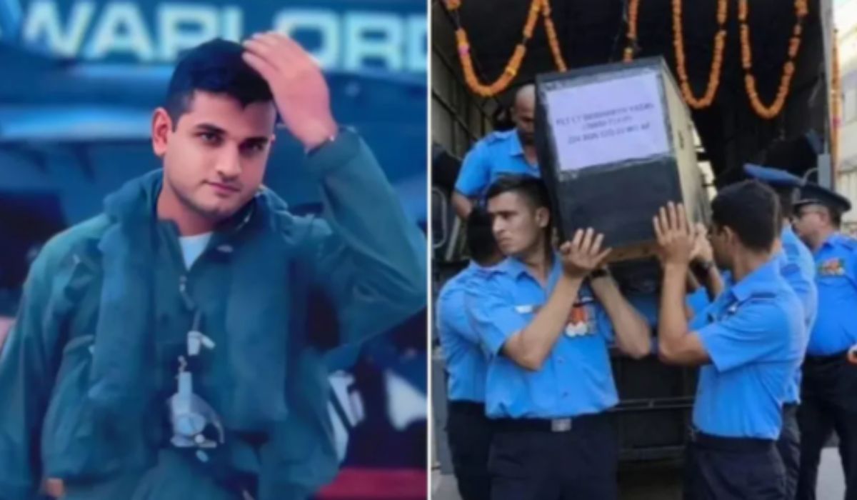 Baby You Didn’t Come to Pick Me Up: IAF पायलट के अंतिम संस्कार में मंगेतर का दर्दनाक विलाप, हर दिल को रुला देगा ये मंजर