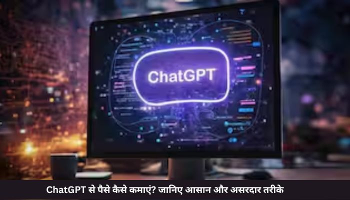 ChatGPT से पैसे कैसे कमाएं? जानिए आसान और असरदार तरीके