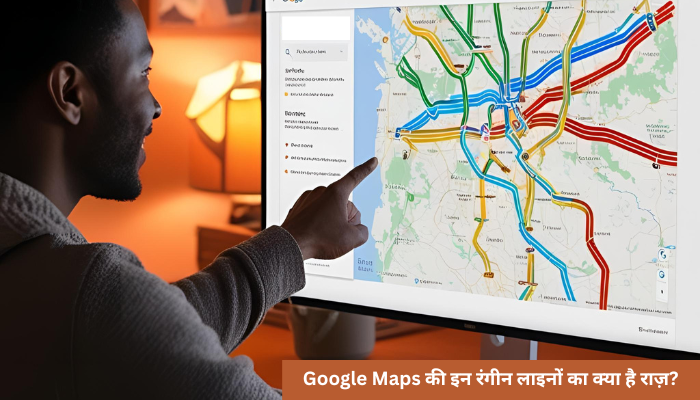 Google Maps की इन रंगीन लाइनों का क्या है राज़? जानिए क्या बताती है हर लाइन