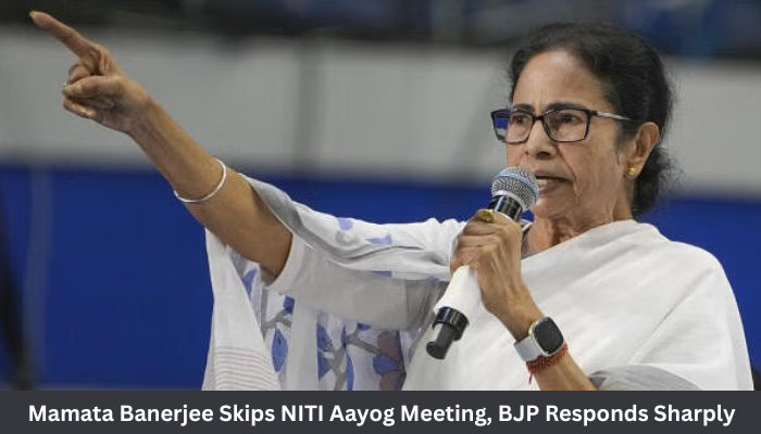 Centre vs State: Mamata Skips NITI Aayog Meeting, BJP Responds Sharply