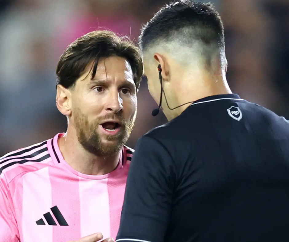 Lionel Messi gets angry with referee after Inter Miami’s hard fought draw