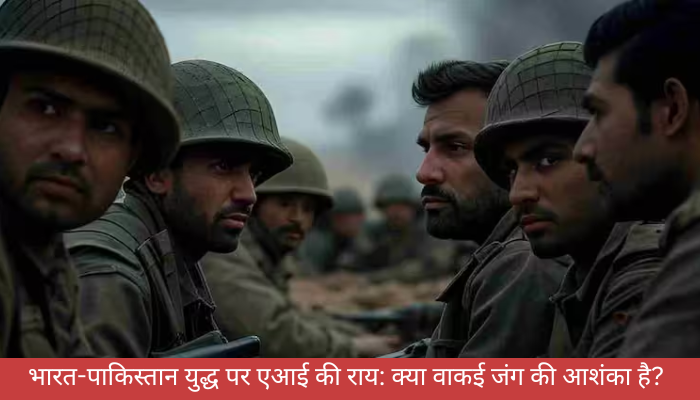 भारत-पाकिस्तान युद्ध पर एआई की राय: क्या वाकई जंग की आशंका है या सिर्फ तनाव?