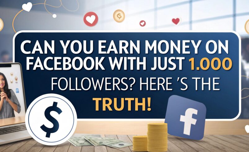 Can You Earn Money on Facebook With Just 1,000 Followers? Here’s The Truth!